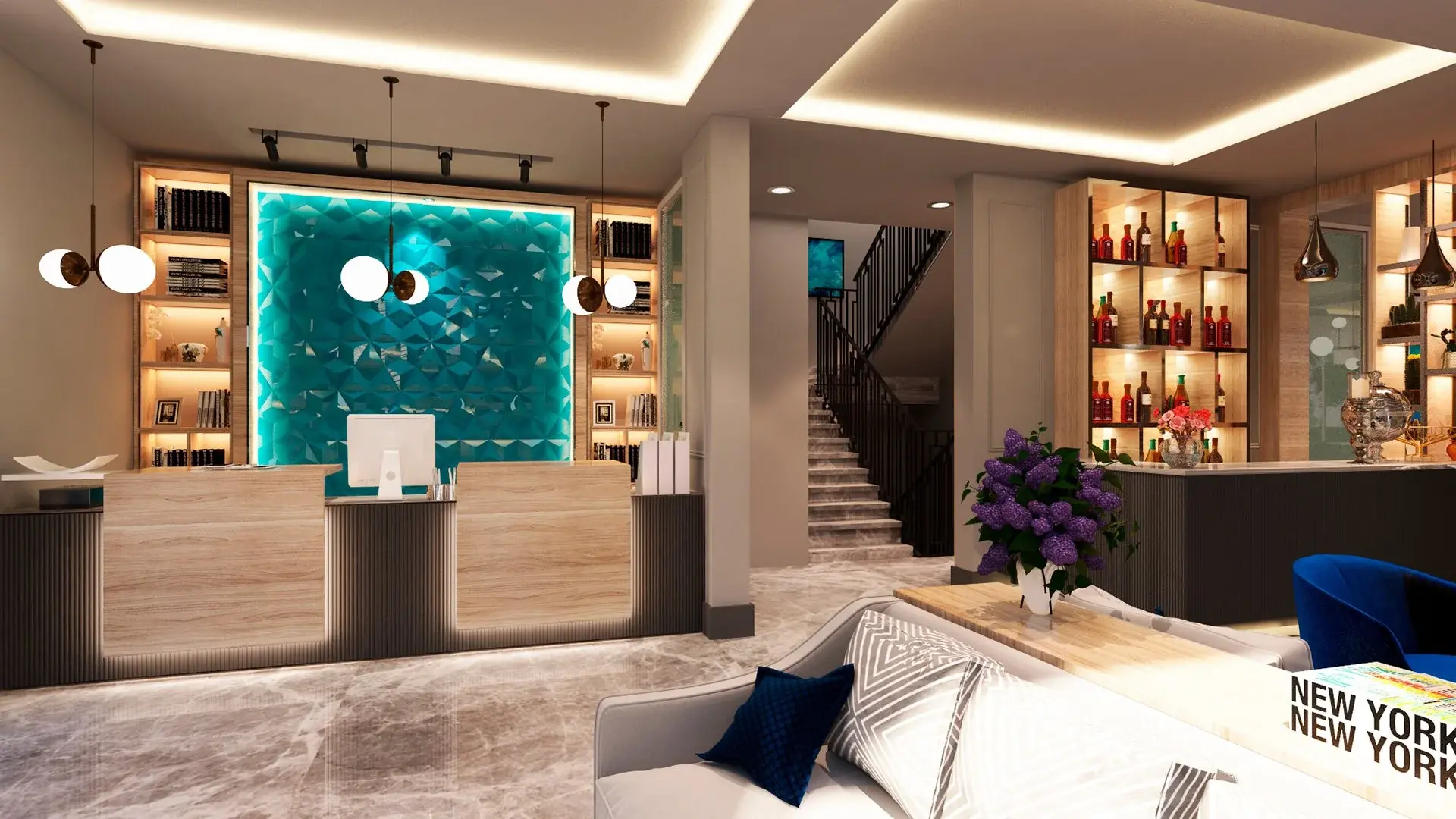 Lobby hotelu Momentum by Aycon
