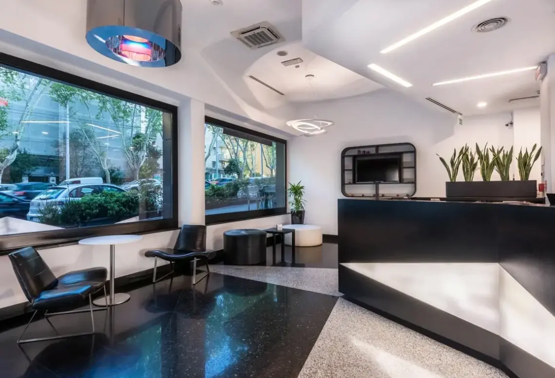 Lobby hotelu Noba Hotel e Residenze