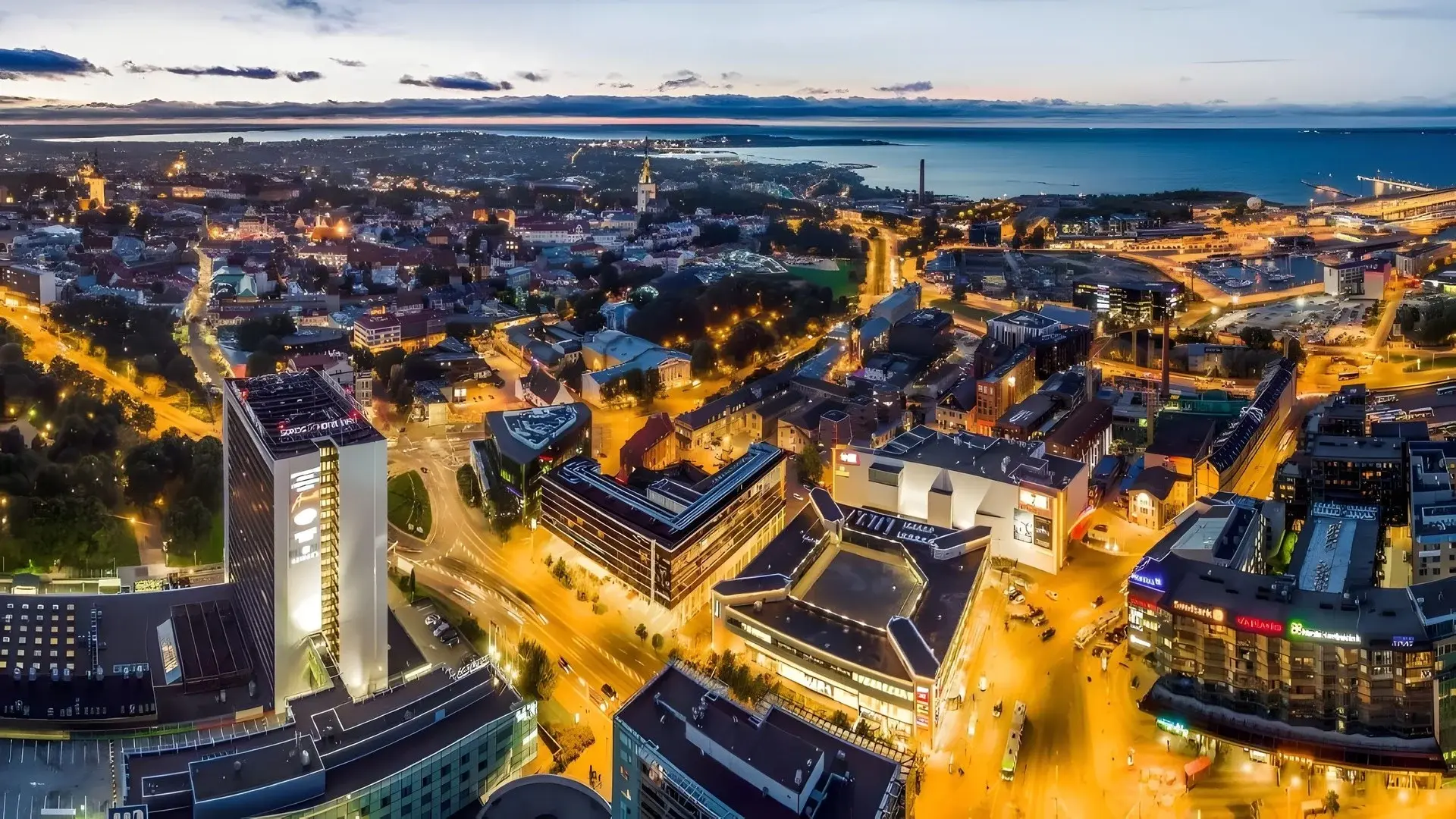 Widok z hotelu Nordic Hotel Forum