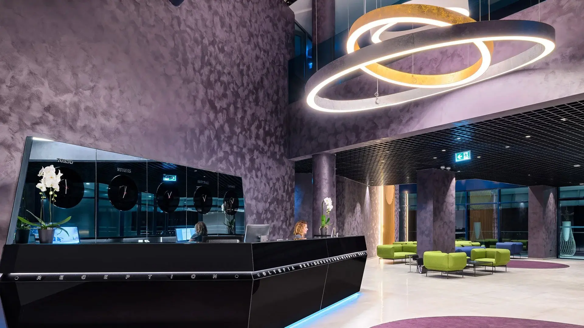 Lobby hotelu Olimpia Sky