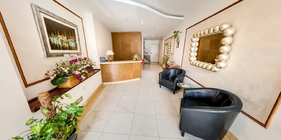 Lobby hotelu Onyx Hotel Malta