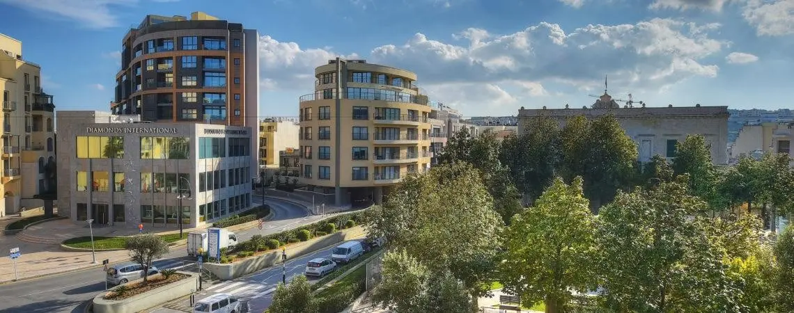 Widok z hotelu Onyx Hotel Malta