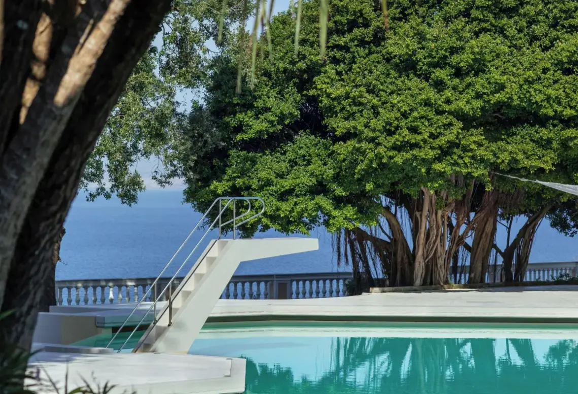 Basen w hotelu Parco dei Principi