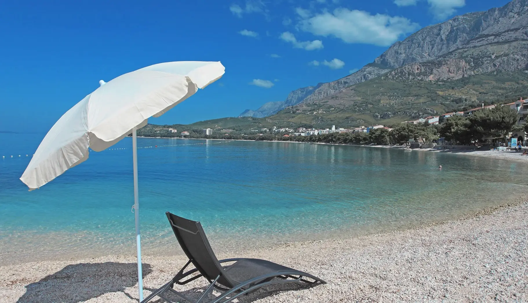 Plaża przy hotelu Park Makarska