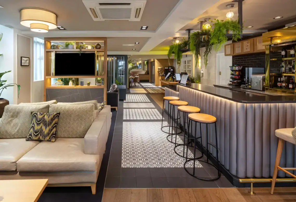 Lobby hotelu Point A Kings Cross