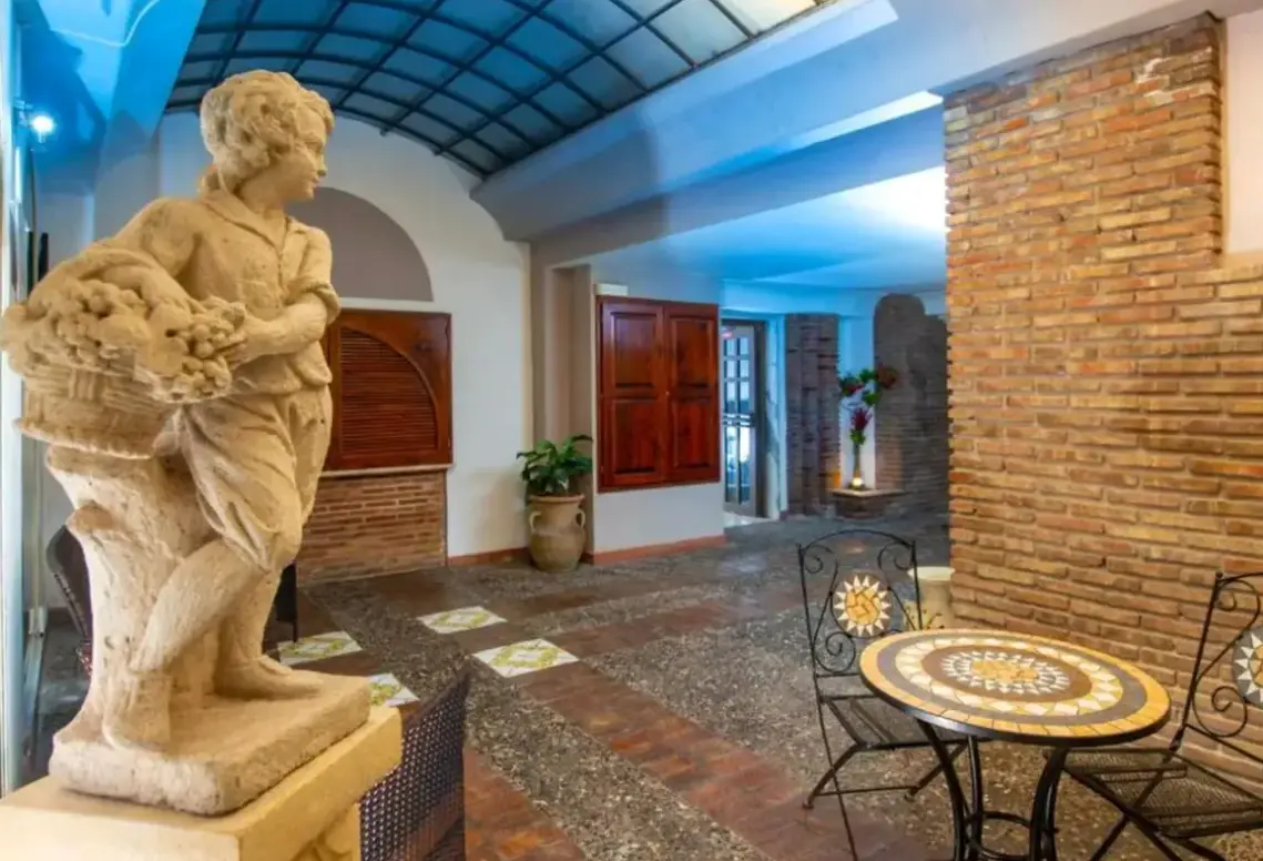Lobby hotelu Residence dei Baroni