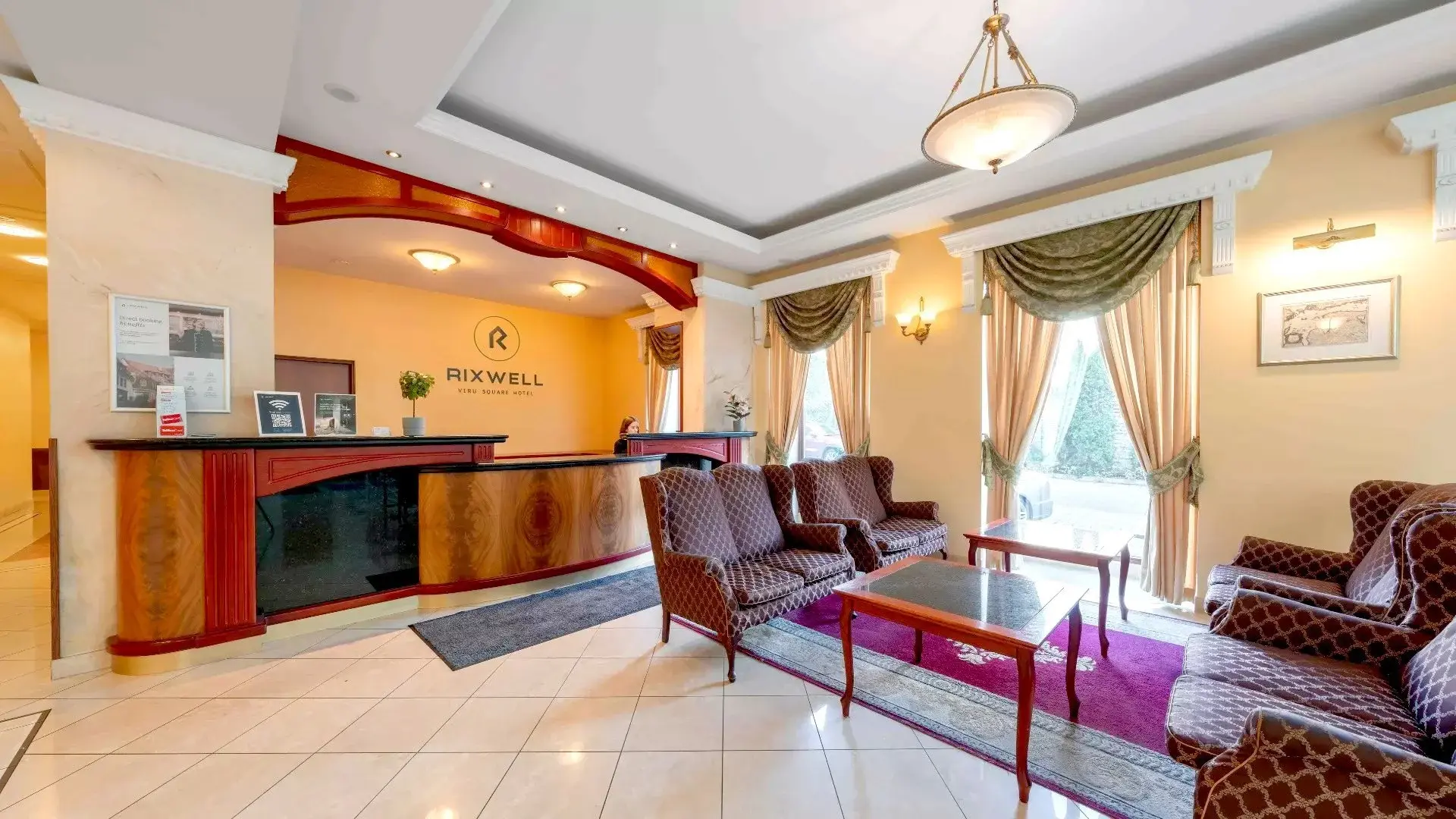 Lobby hotelu Rixwell Viru Square Hotel