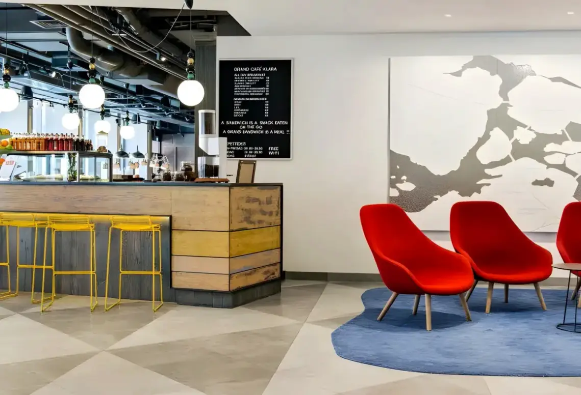 Lobby hotelu Scandic Klara