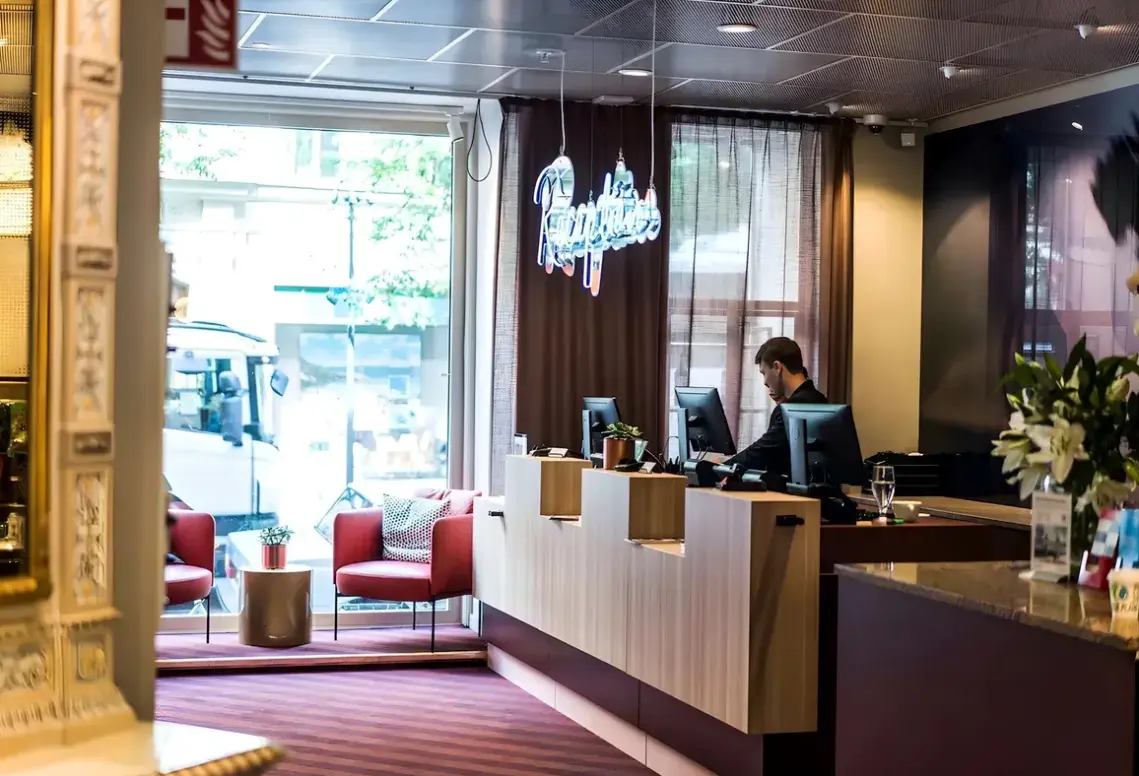Lobby hotelu Scandic No. 53