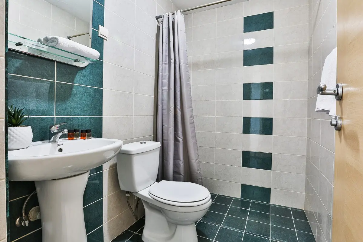 Łazienka w pokoju hotelu Villa Kolomat