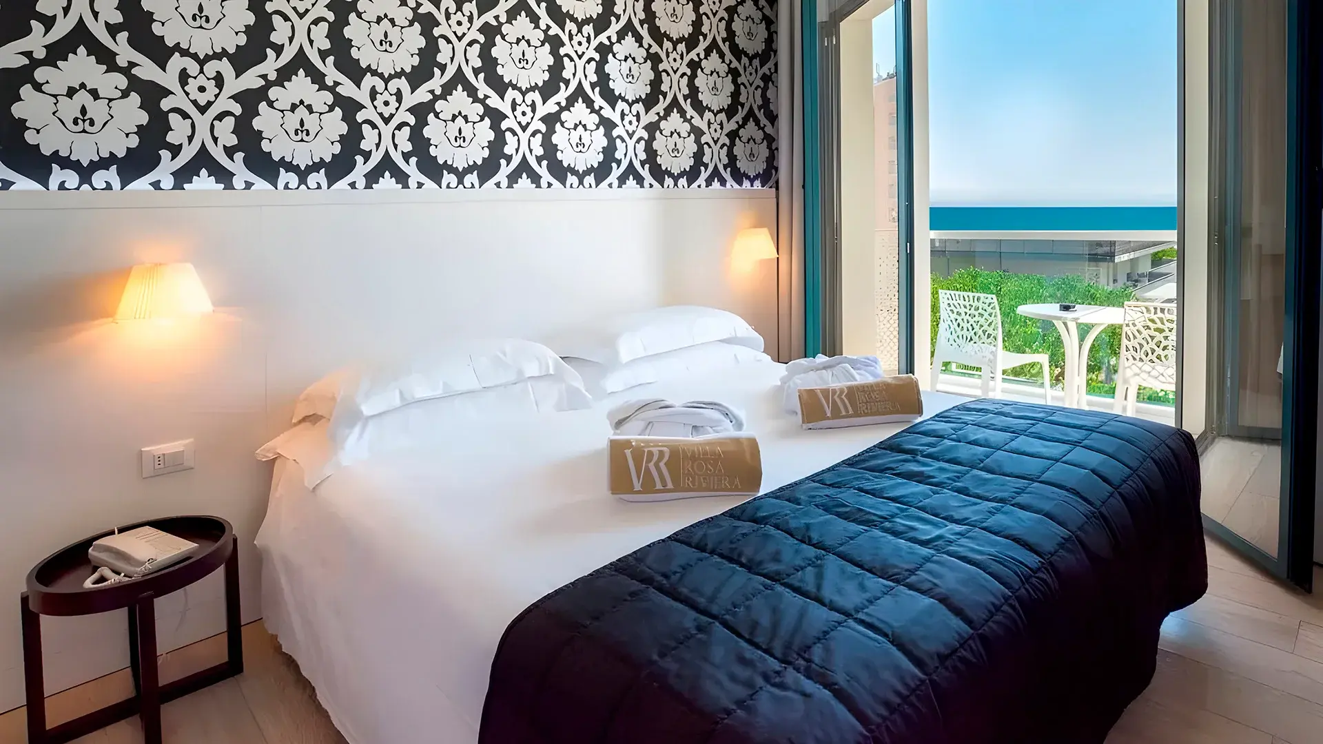 Pokój w hotelu Villa Rosa Riviera