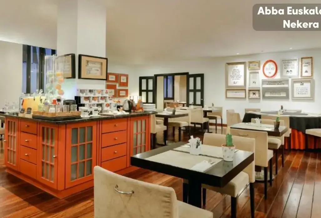 Restauracja i jedzenie w hotelu Abba Euskalduna Hotel