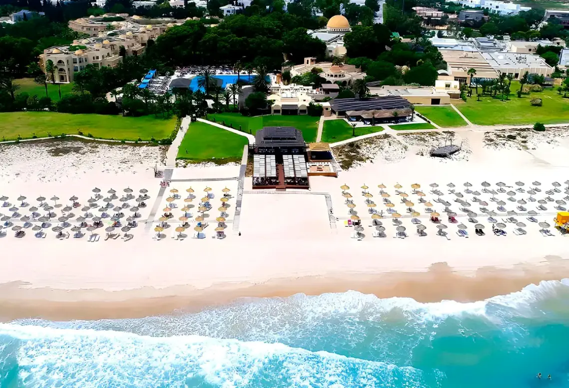 Plaża przy hotelu Africa Jade Thalasso