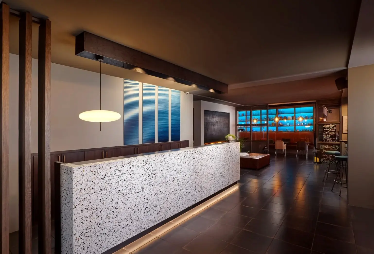 Lobby hotelu Alda Hotel Reykjavik
