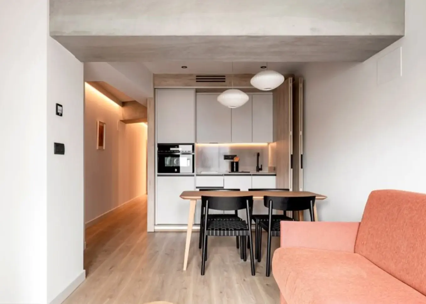 Restauracja i jedzenie w hotelu Apartamenty Libere Bilbao Museo