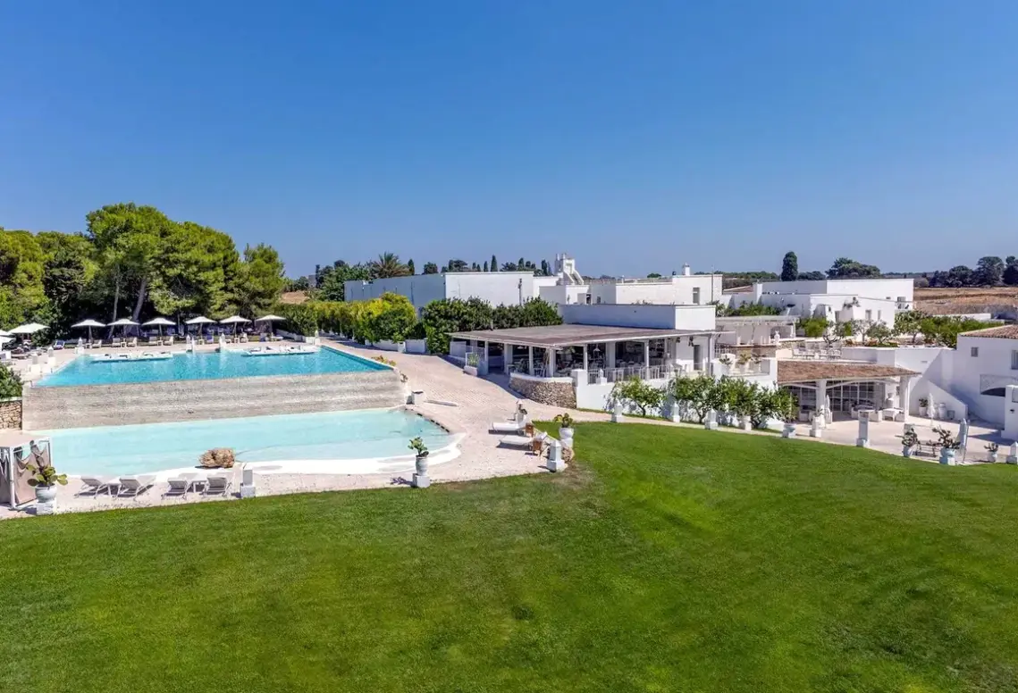 Basen w hotelu Baglioni Masseria Muzza