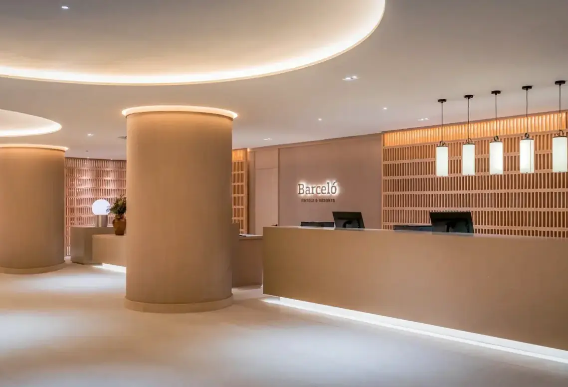 Lobby hotelu Barceló Bilbao Nervión