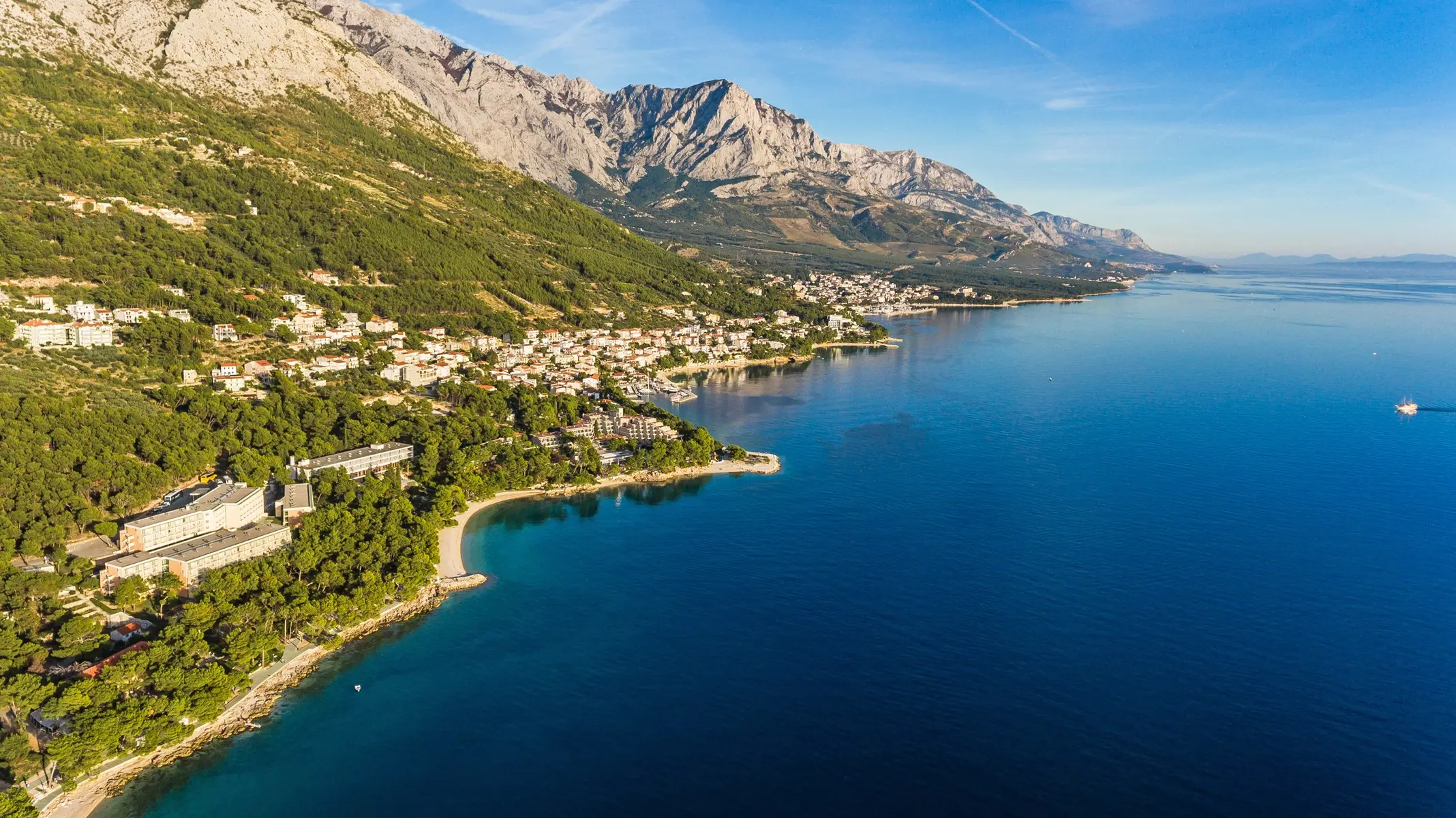 Widok z hotelu Bluesun Hotel Maestral