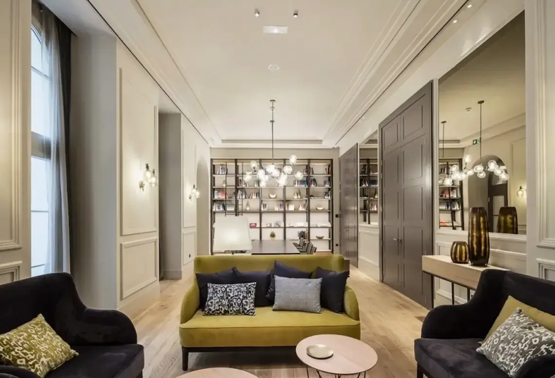 Lobby hotelu BoHo Prague