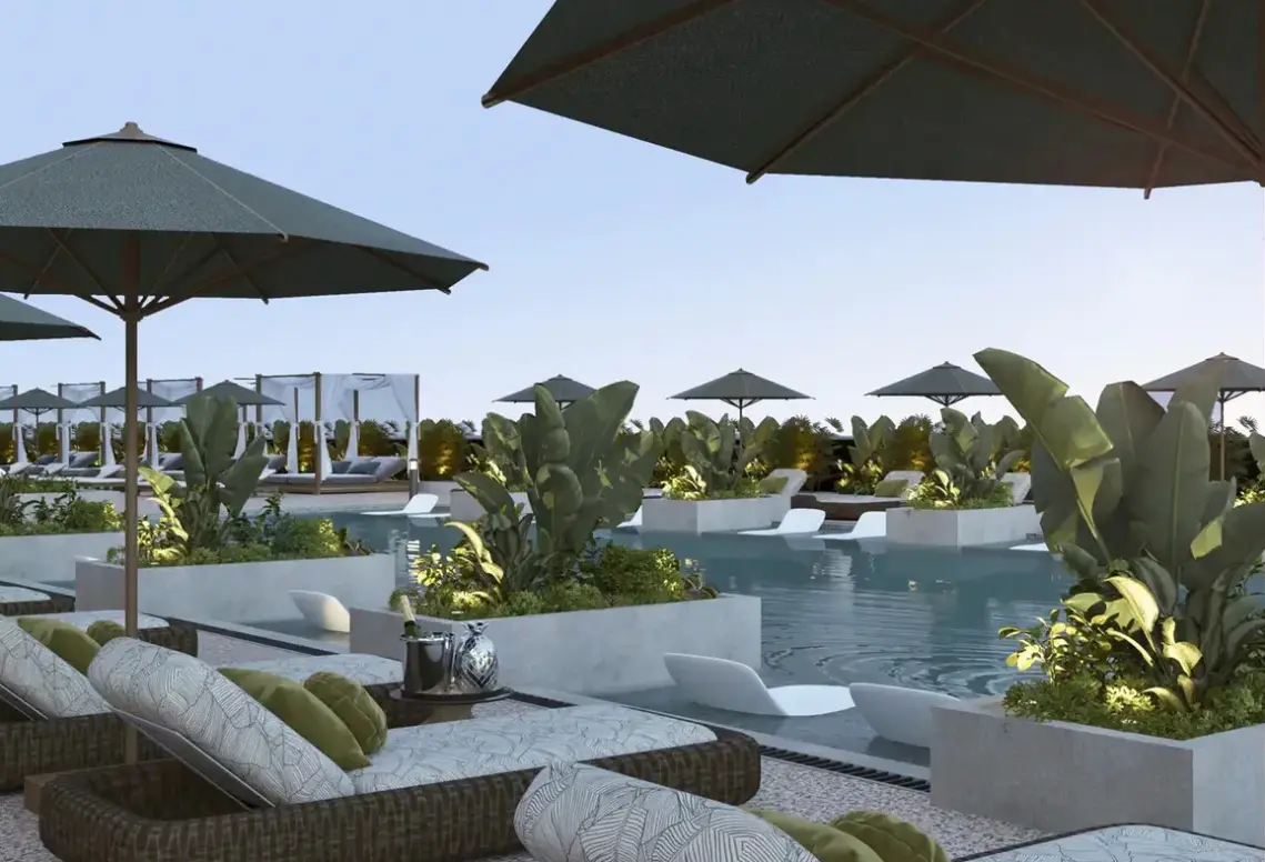 Basen w hotelu Cali Resort & Spa