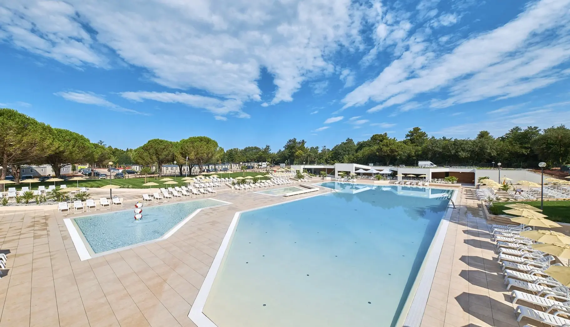 Basen w hotelu Camping Stella Maris Mobile Homes