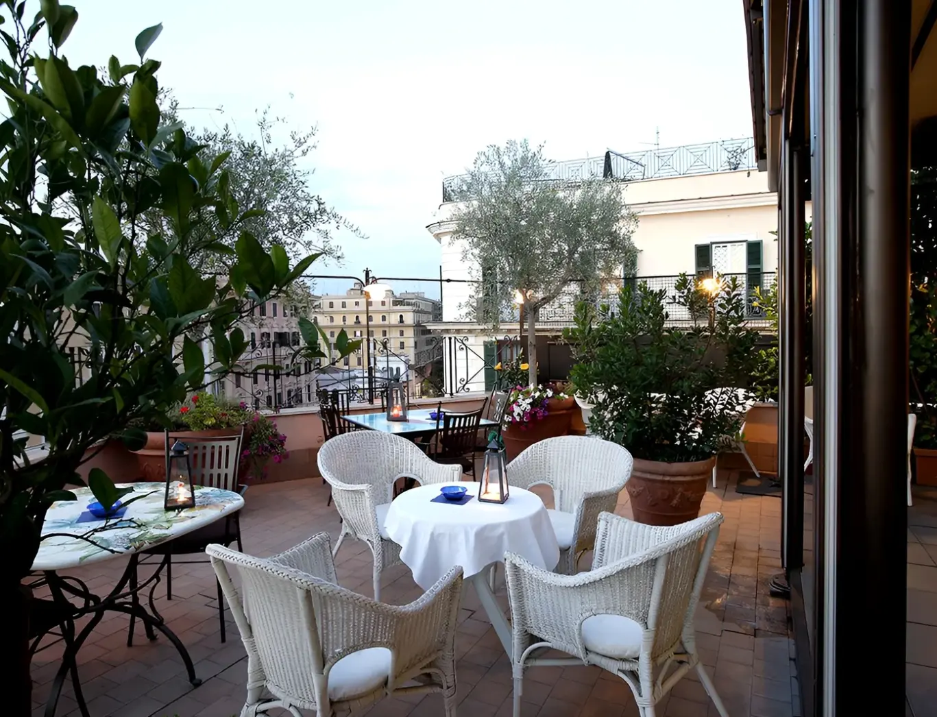 Widok z hotelu Dei Consoli Roma
