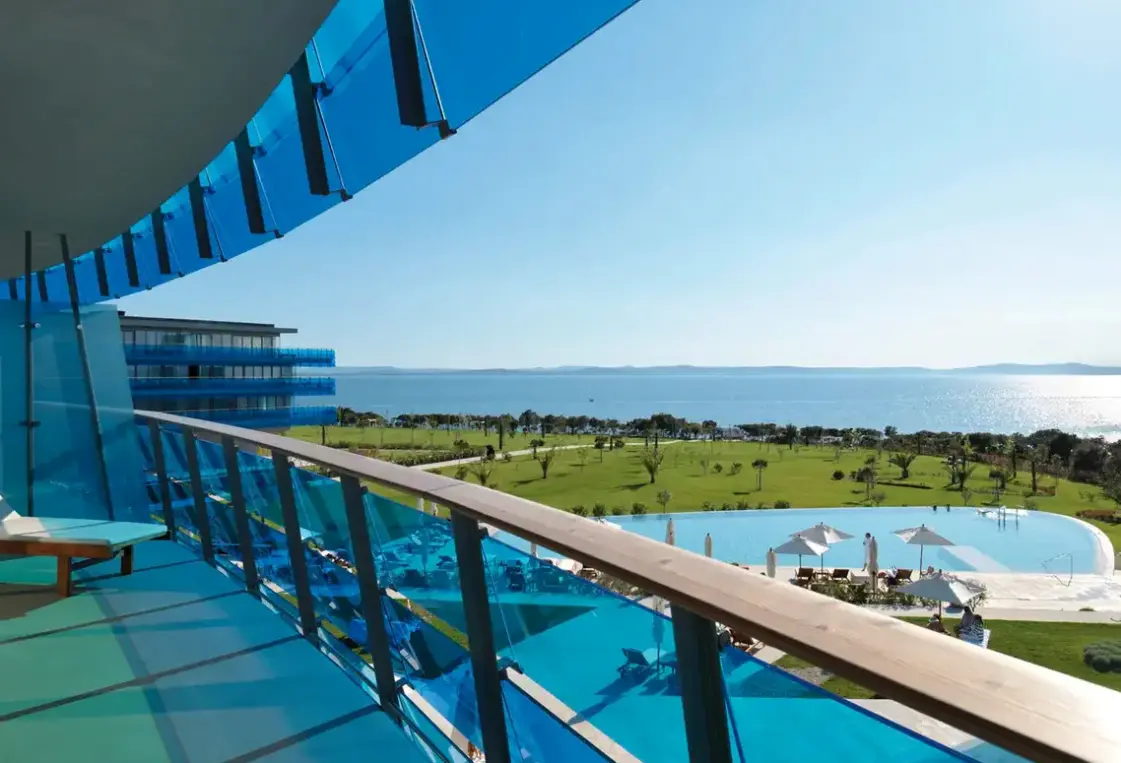 Widok z hotelu Falkensteiner Hotel & Spa Iadera