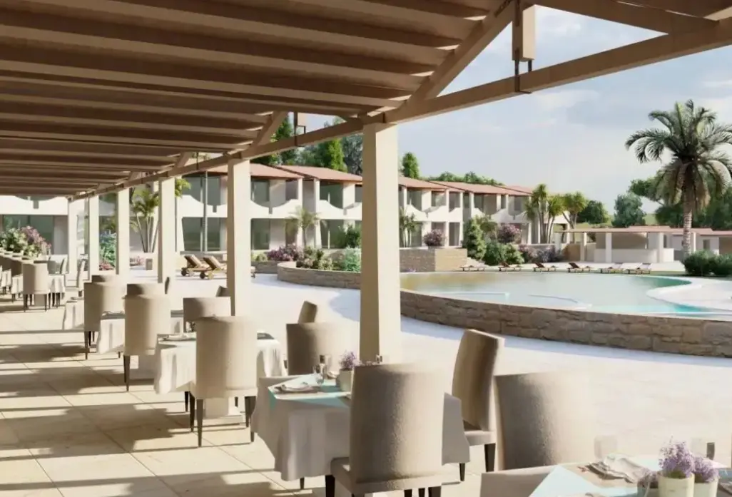 Basen w hotelu GH Santina Resort