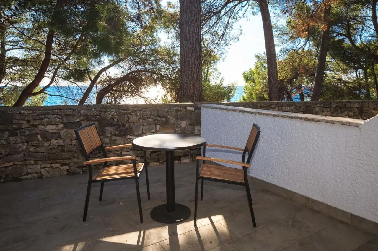 Widok z hotelu Istrian Villas Plava Laguna