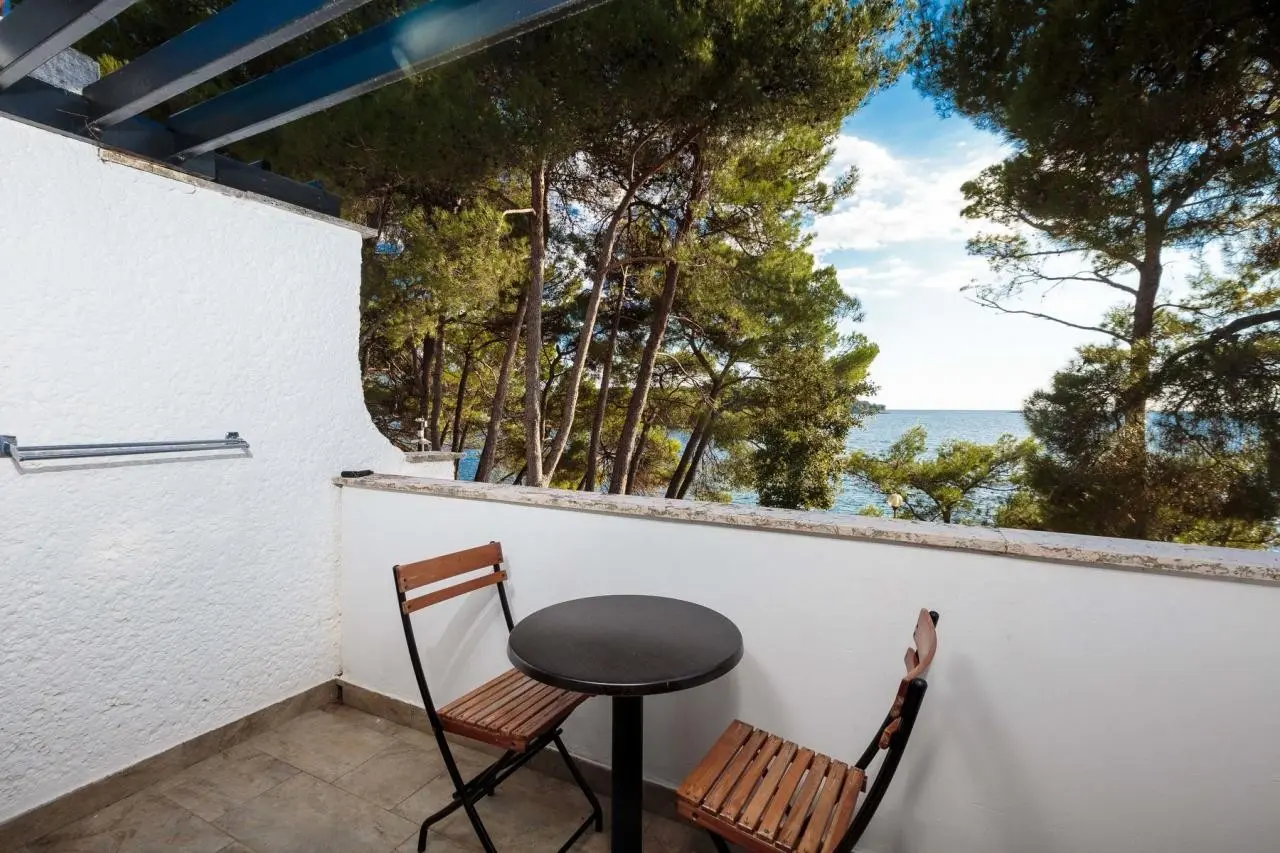 Widok z hotelu Istrian Villas Plava Laguna