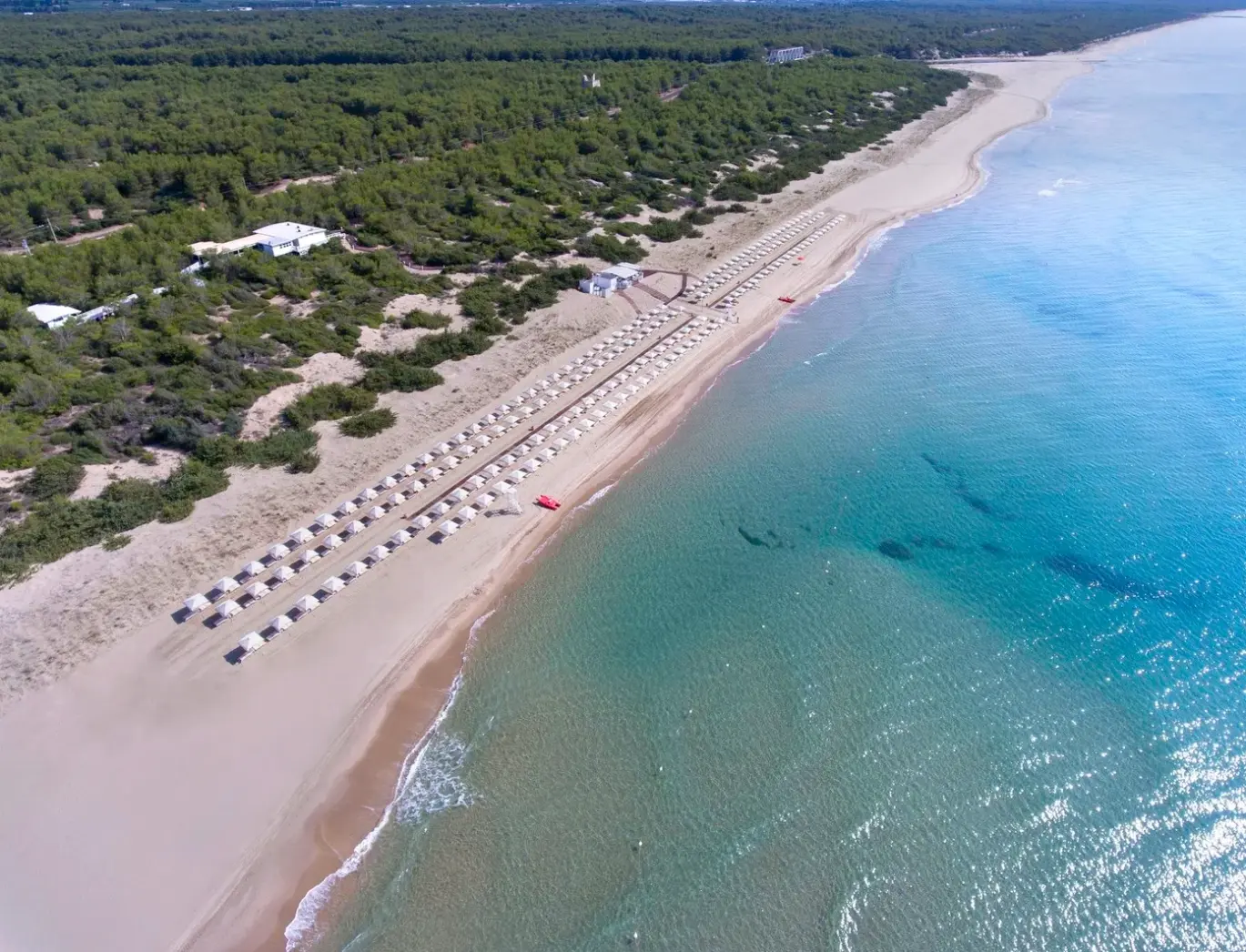 Plaża przy hotelu Kalidria Hotel & Thalasso SPA