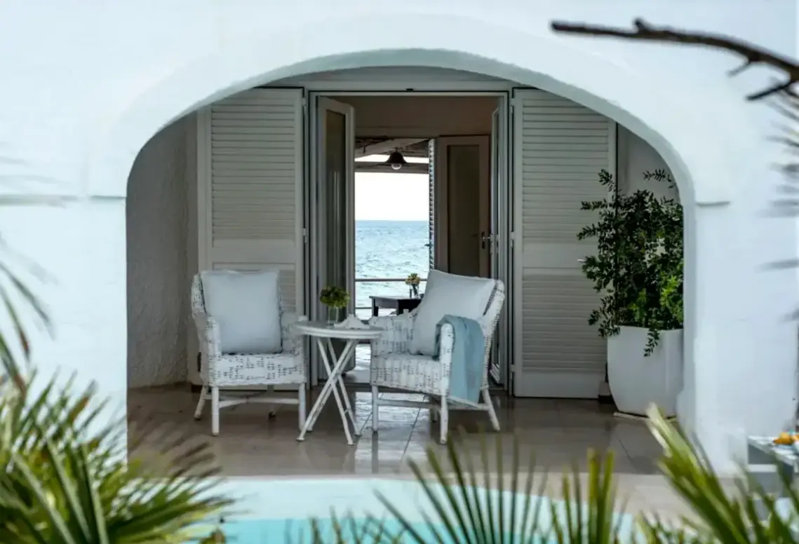 Widok z hotelu La Peschiera