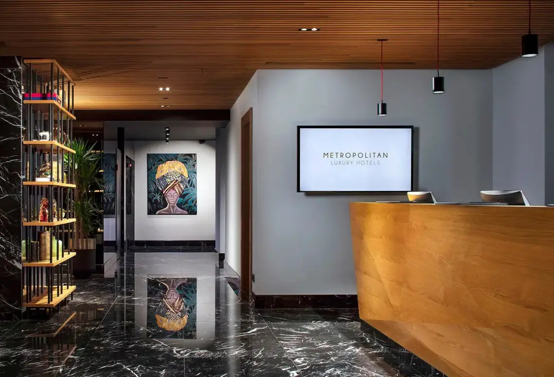 Lobby hotelu Metropolitan Hotels Bosphorus