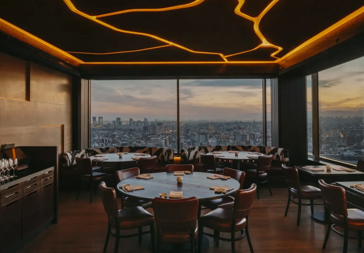 Restauracja i jedzenie w hotelu Nobu Hotel Barcelona