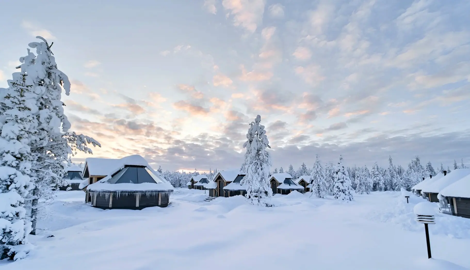 Obiekt hotelu Northern Lights Village Levi