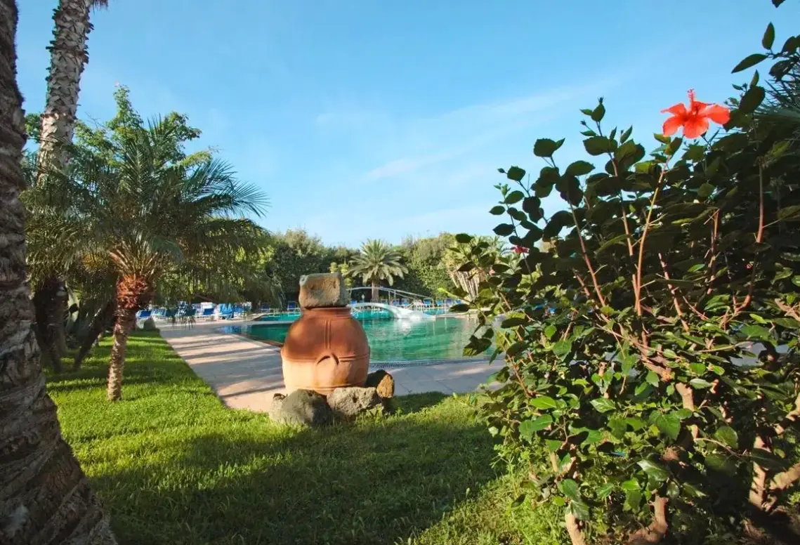 Basen w hotelu Park Hotel Terme Mediterraneo