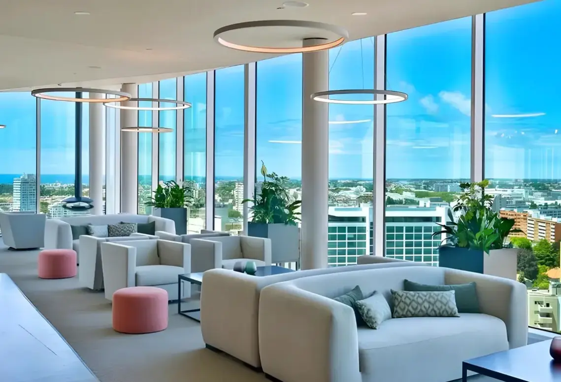 Lobby hotelu Porto Palácio Hotel by The Editory