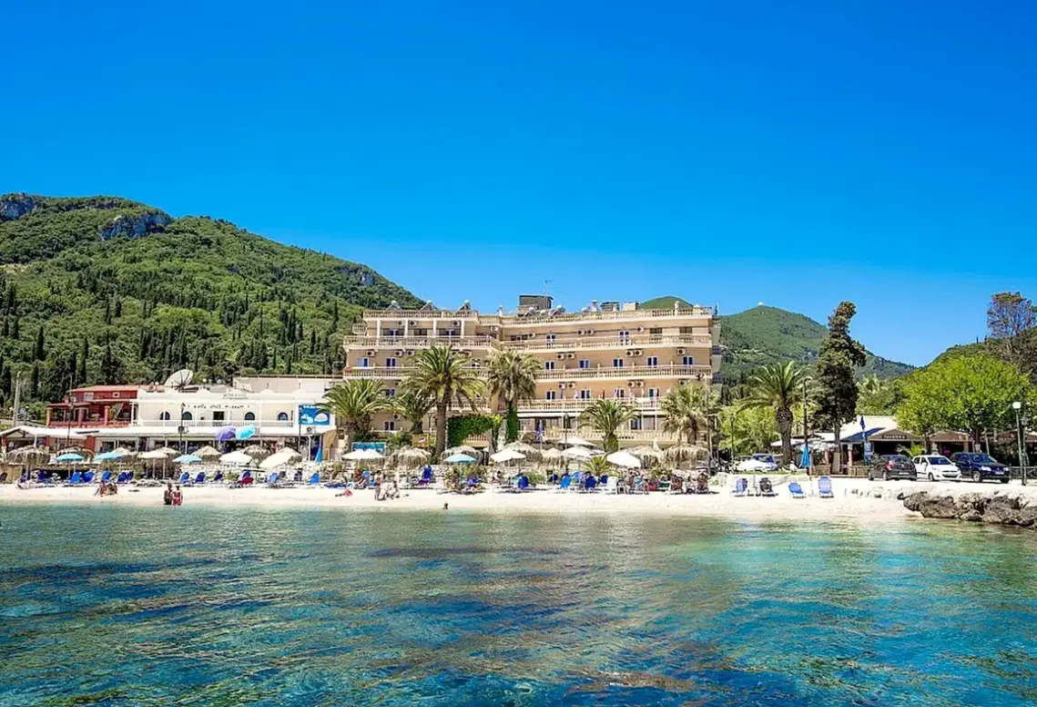 Plaża przy hotelu Potamaki Beach
