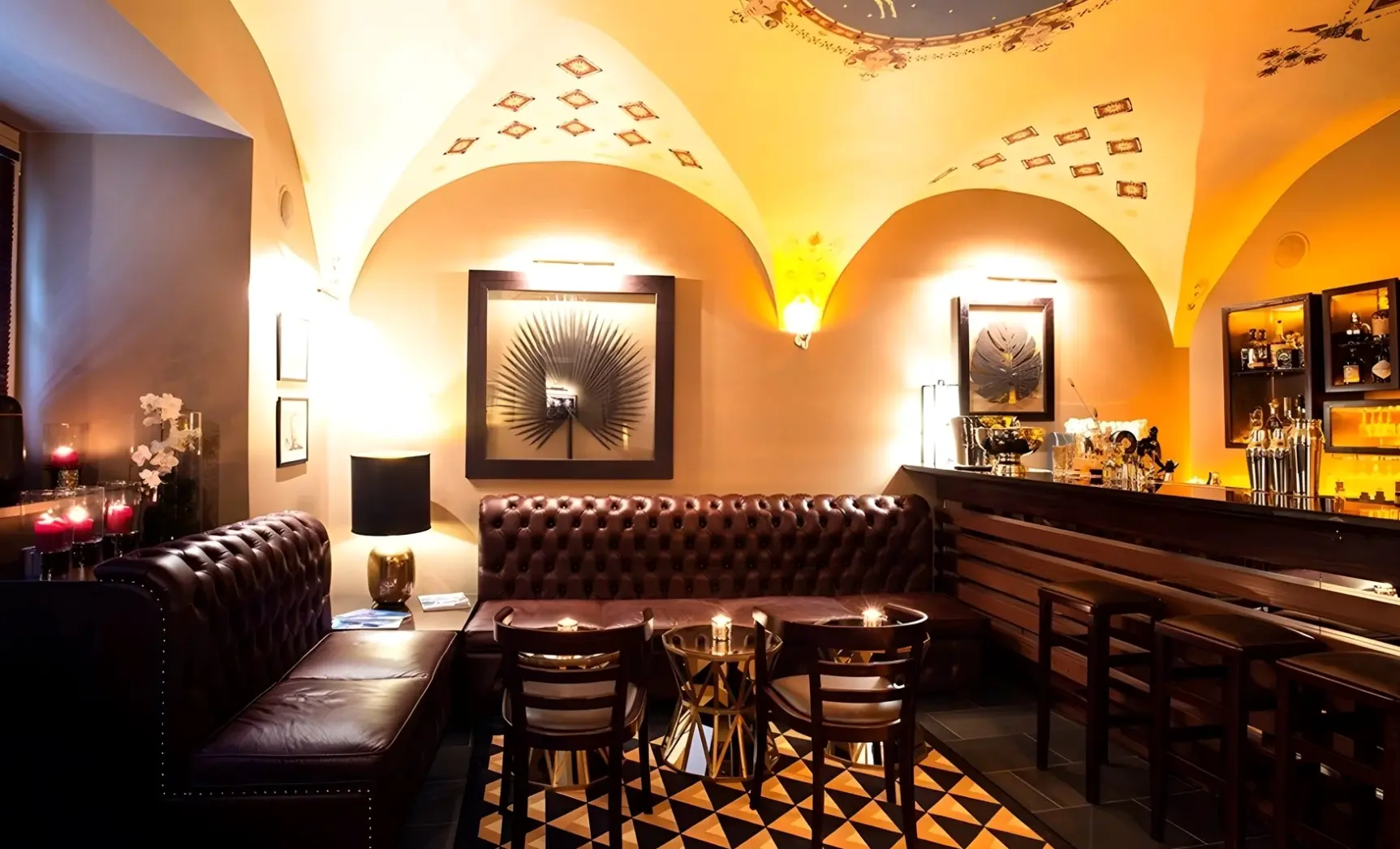Lobby hotelu Relais & Chateaux Stikliai Hotel