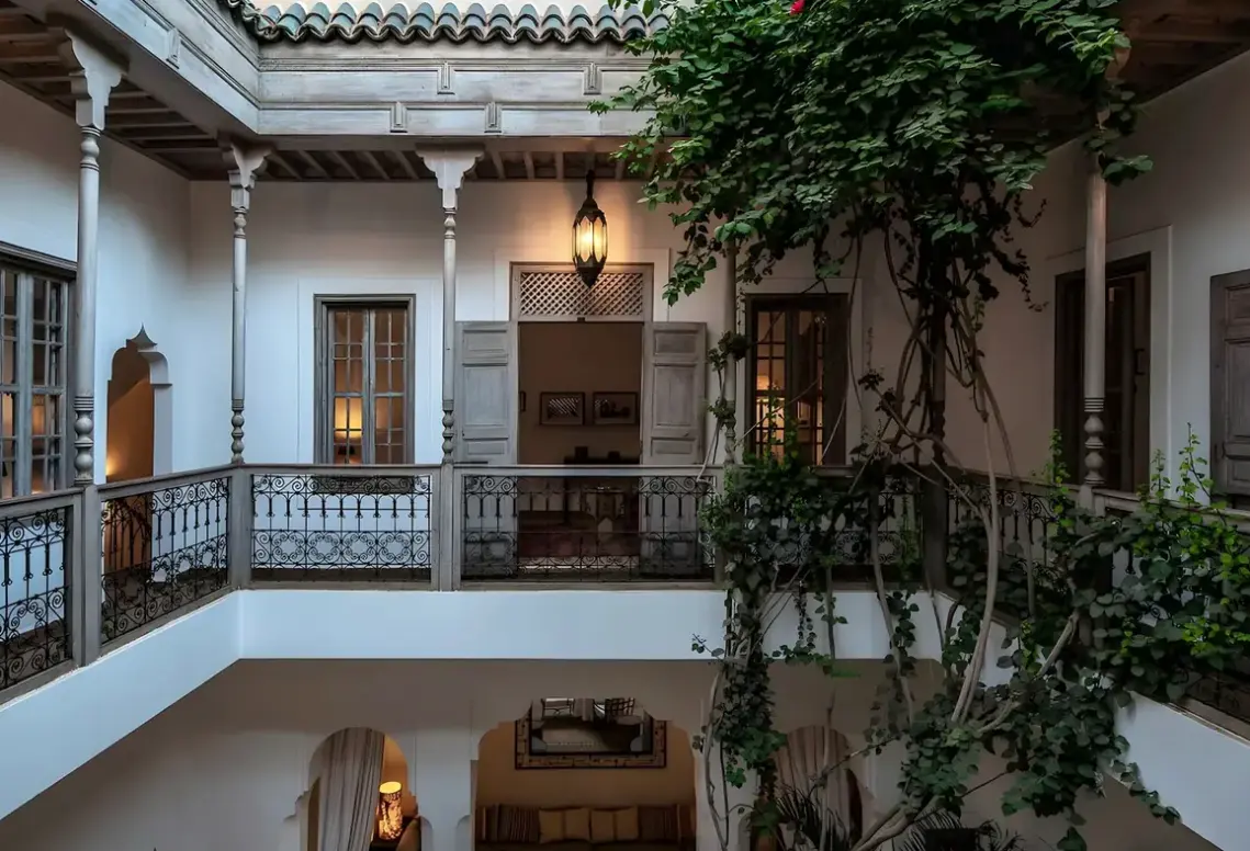Lobby hotelu Riad Altair