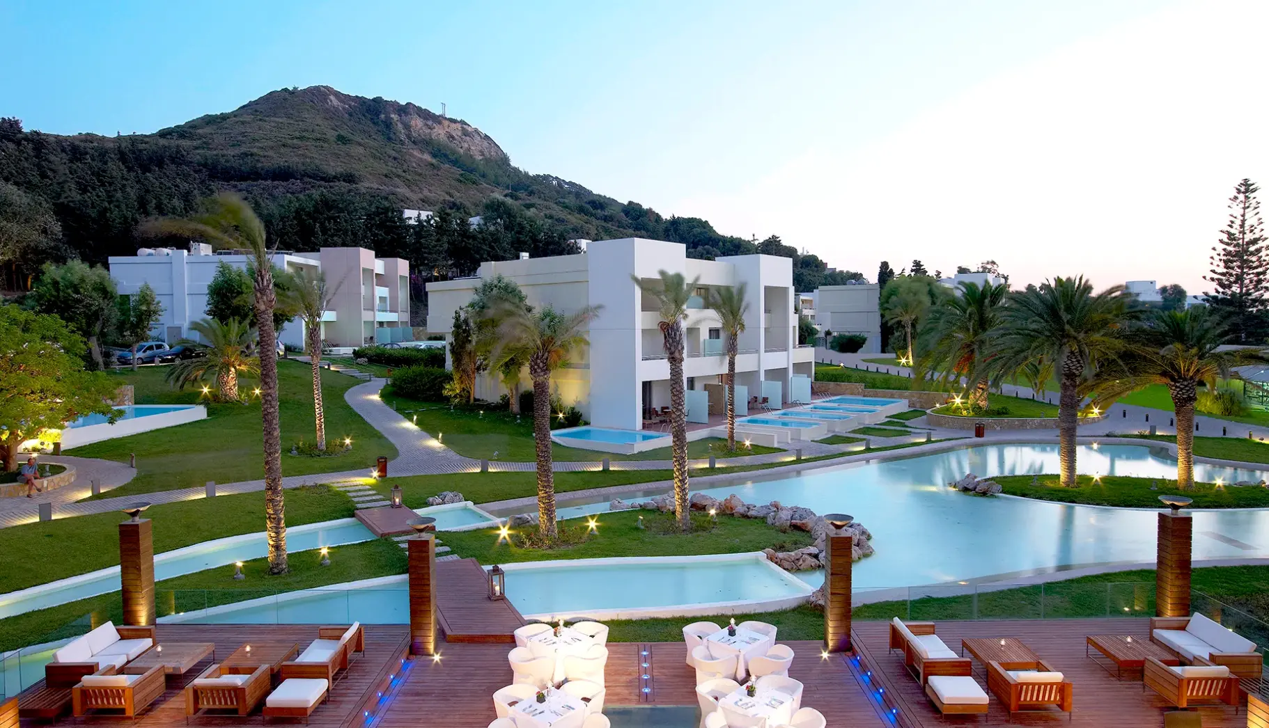 Basen w hotelu Rodos Palace Luxury Convention Resort