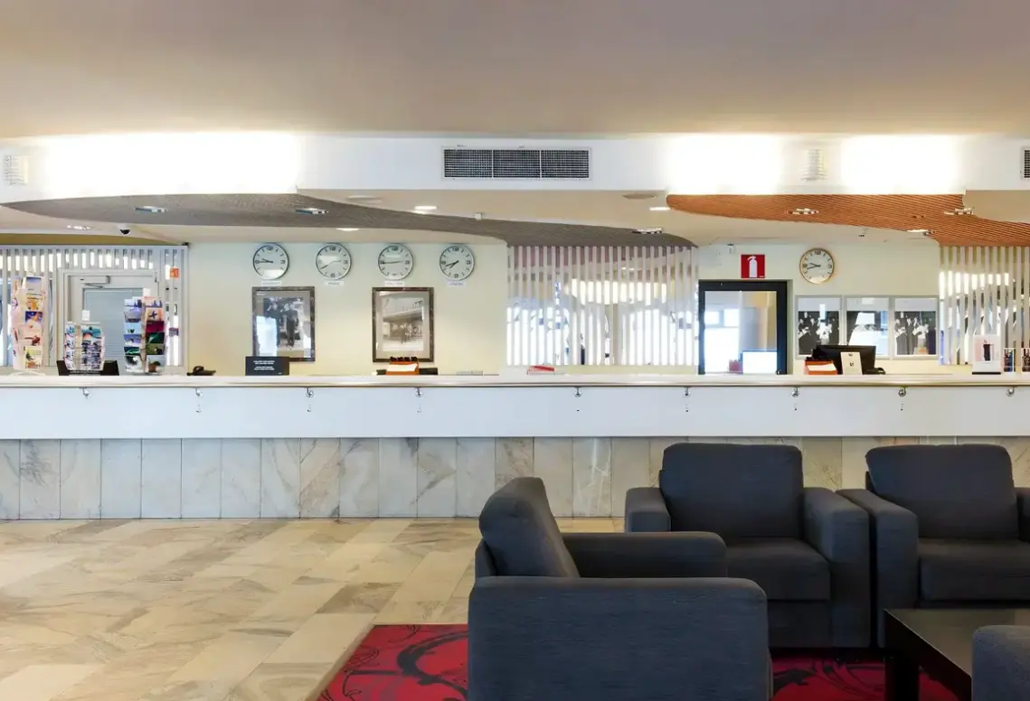 Lobby hotelu Scandic Pohjanhovi
