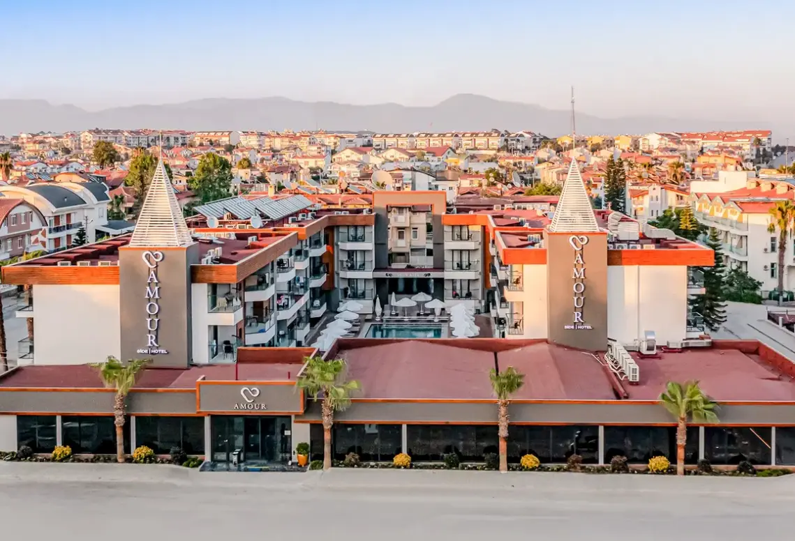 Widok z hotelu Side Amour