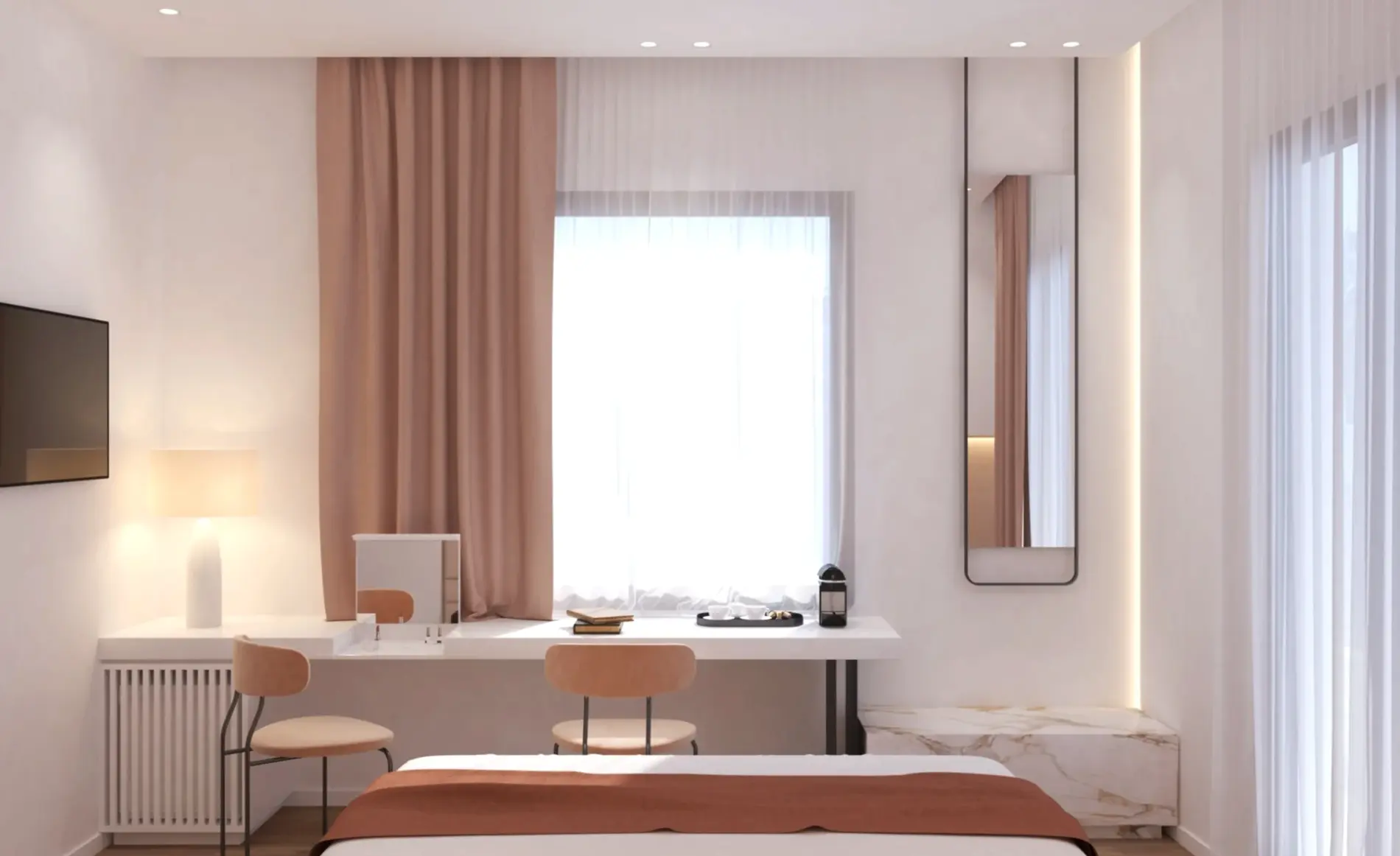 Pokój w hotelu The Marblous Athens
