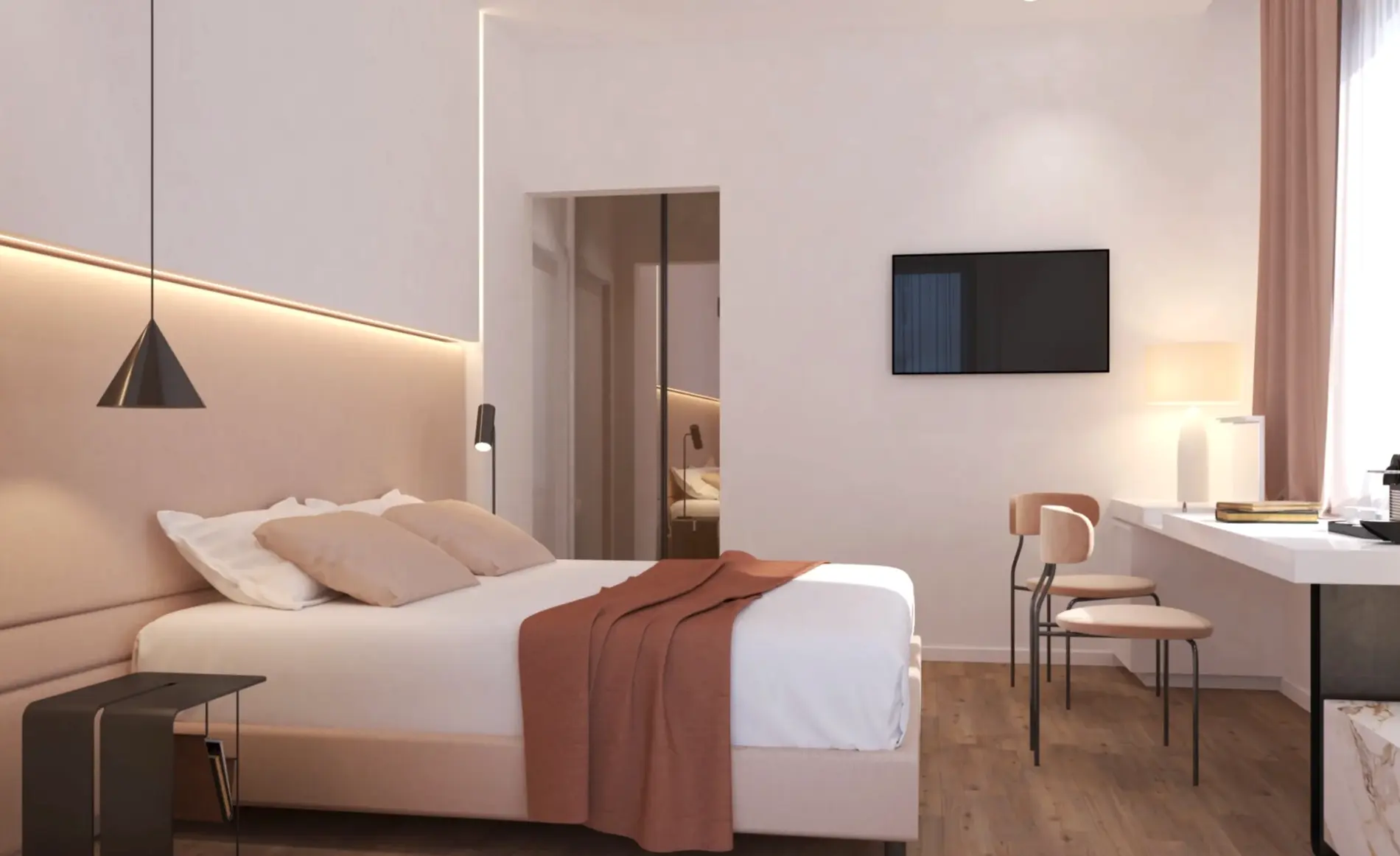 Pokój w hotelu The Marblous Athens