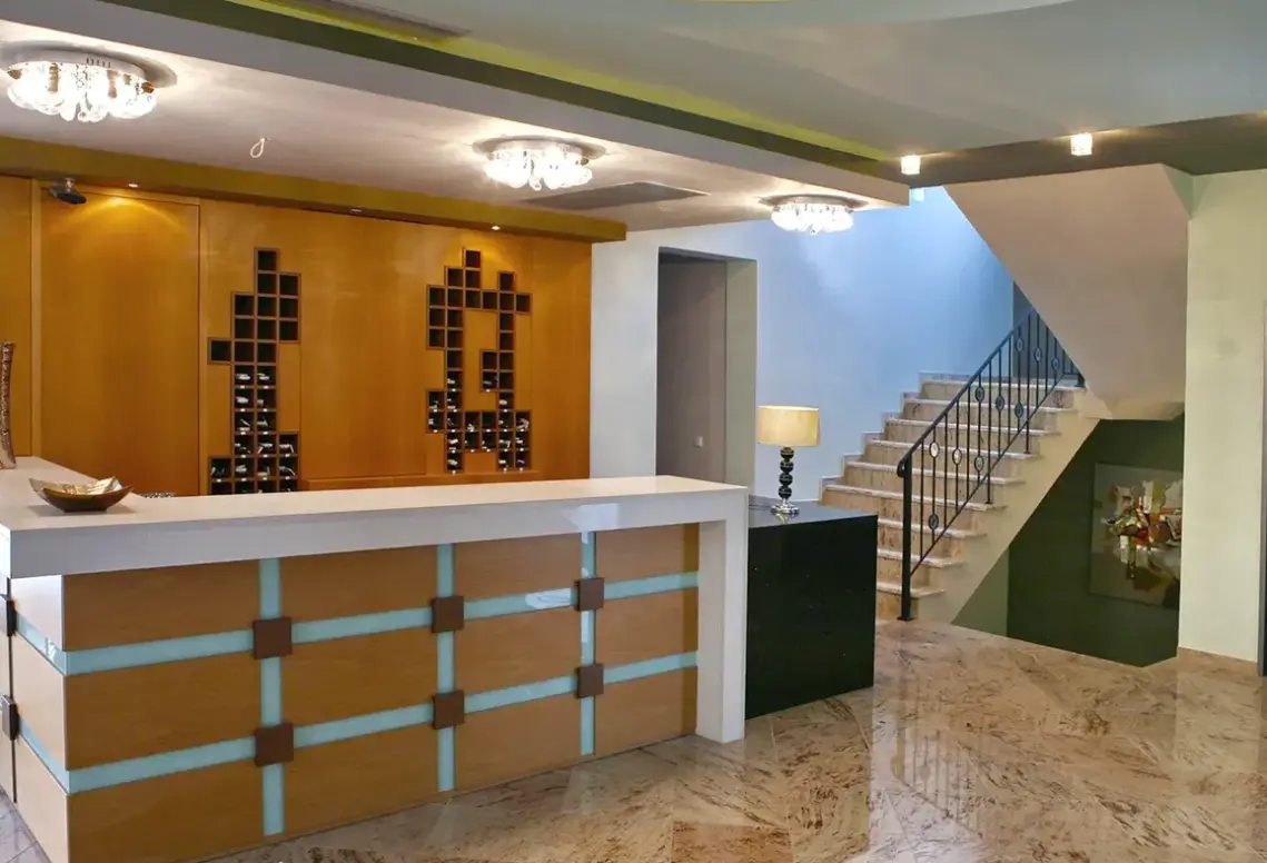 Lobby hotelu Theofilos Superior