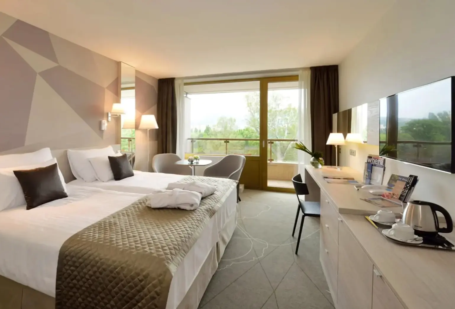 Pokój w hotelu Thermal Margaret Island