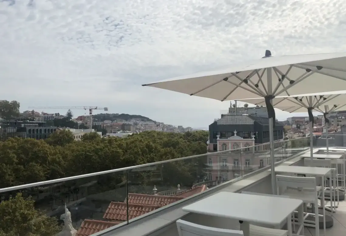 Widok z hotelu Turim Boulevard