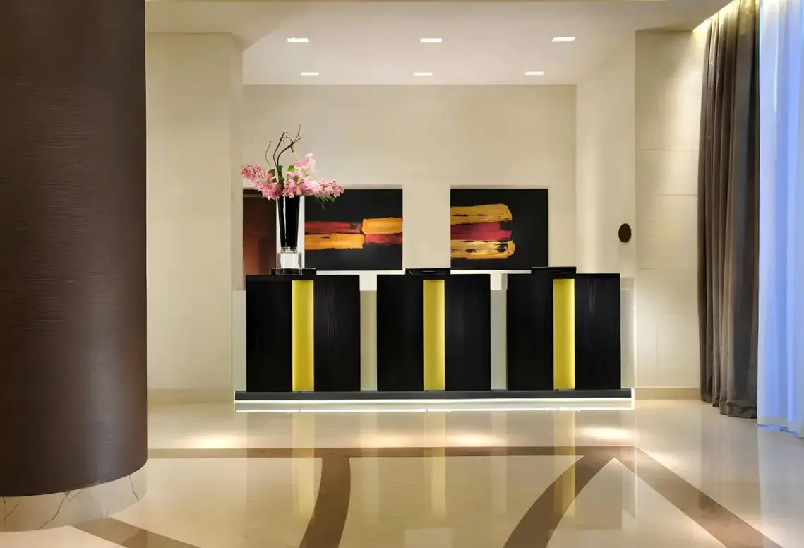 Lobby hotelu Uptown Palace
