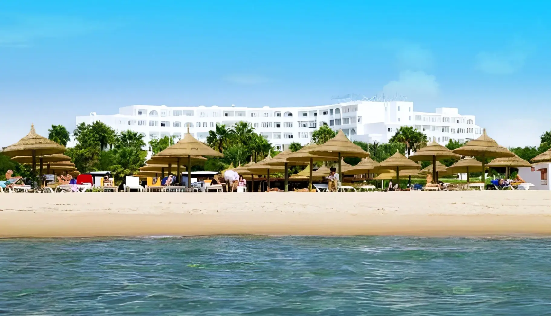 Plaża przy hotelu Yadis Hammamet